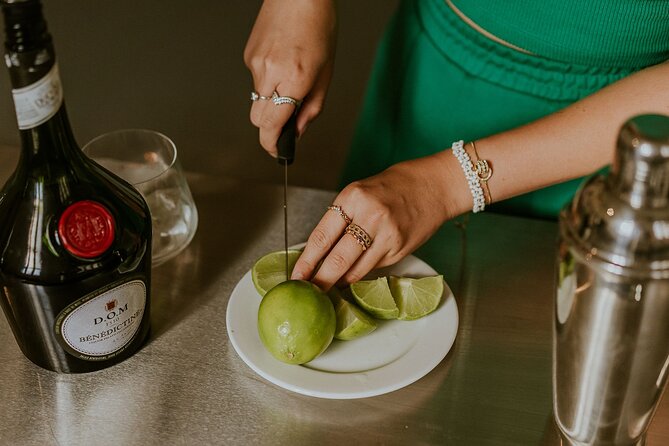 Cocktail Workshop at the Palais Bénédictine - Meeting and Pickup