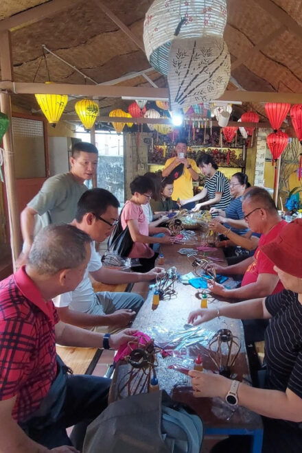 COCONUT JUNGLE BASKET BOAT, LANTERN MAKING From Danang/Họian - Accessibility Features
