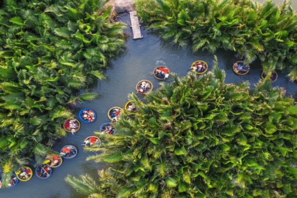 COCONUT JUNGLE-HOI AN CITY-BOAT RIDE-RELEASE FLOWER LANTERN - Evening Boat Ride