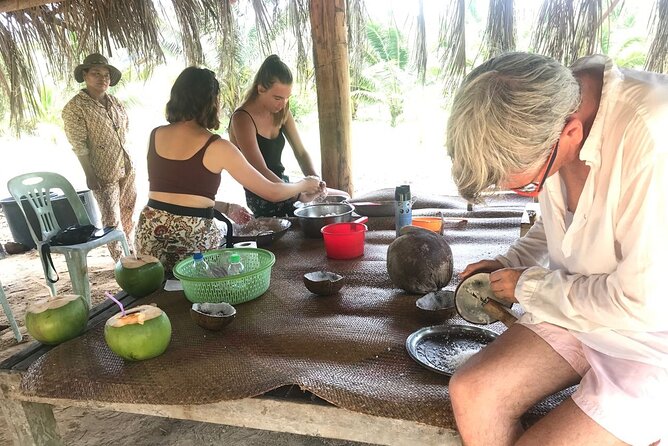Coconut Oil Making Activity in Cambodia - Inclusions