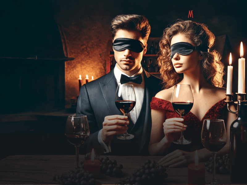 Cologne: Black wine tasting with secret station - Haus der Manufakturen - Good To Know