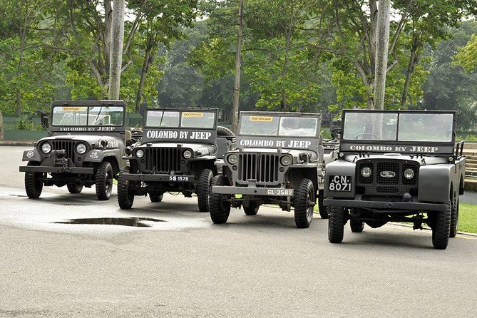 Colombo City Tour by War Jeep - Maximum Four Passengers per Vehicle