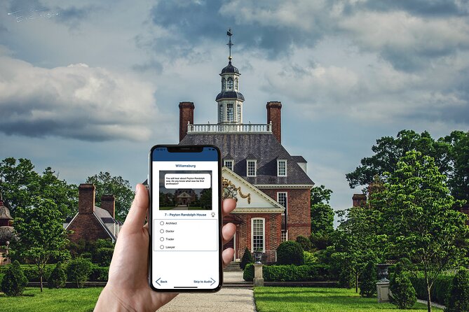 Colonial Williamsburg Self Guided Walking Tour and Scavenger Hunt - App Features