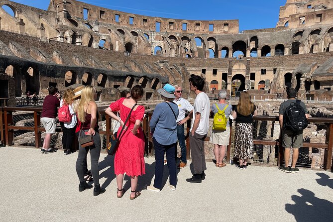 Colosseum Top to Bottom: Underground, Arena and Top Tier Tour - Arena Tour Details