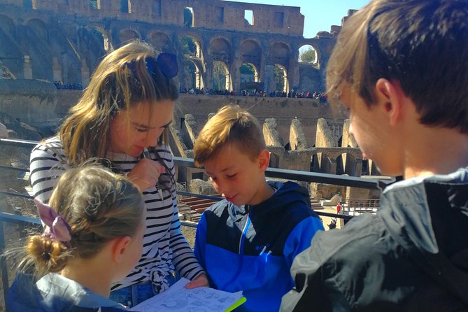 Colosseum Tour for Kids With Skip-The-Line Tickets at Caesars Palace and Roman Forums - Learning History Through Quizzes and Multimedia Tools