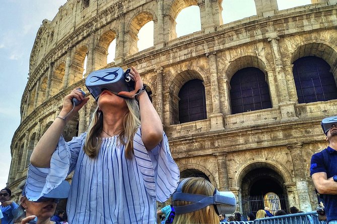 Colosseum Virtual Reality Experience Outside With Audioguide - Overview and Experience