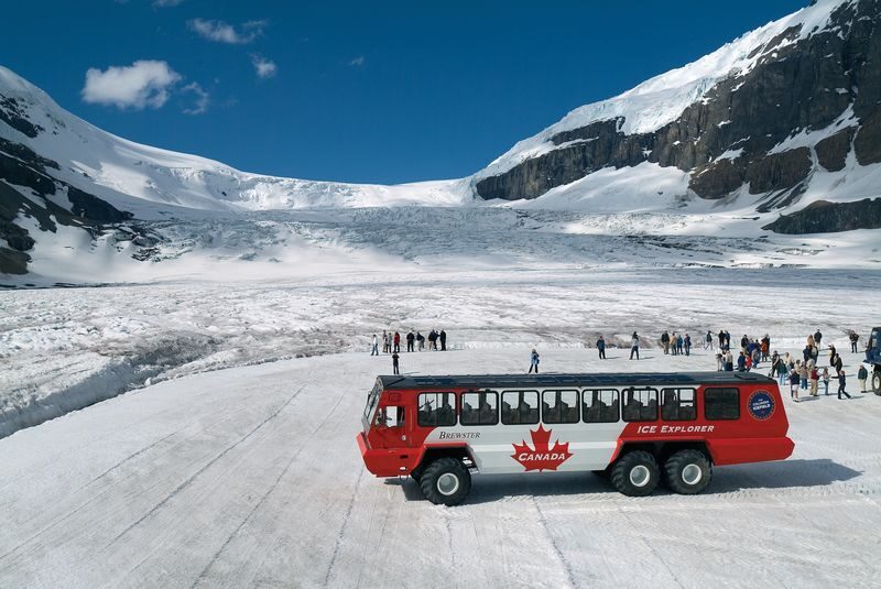 Columbia Icefield Glacier Tour with Ice Explorer | Calgary & Banff - The Icefields Parkway is the real journey