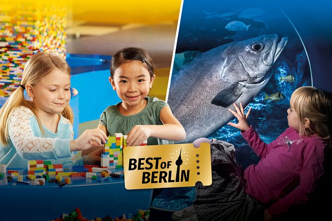 Combi Ticket: LEGOLAND Discovery Centre and SEA LIFE Berlin - Explore the Underwater World at SEA LIFE Berlin