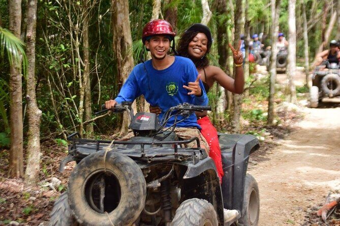 Combo 3 in 1 ATV (shared) Ziplines & Cenote in Puerto Morelos - Authentic Experiences & Unique Insights