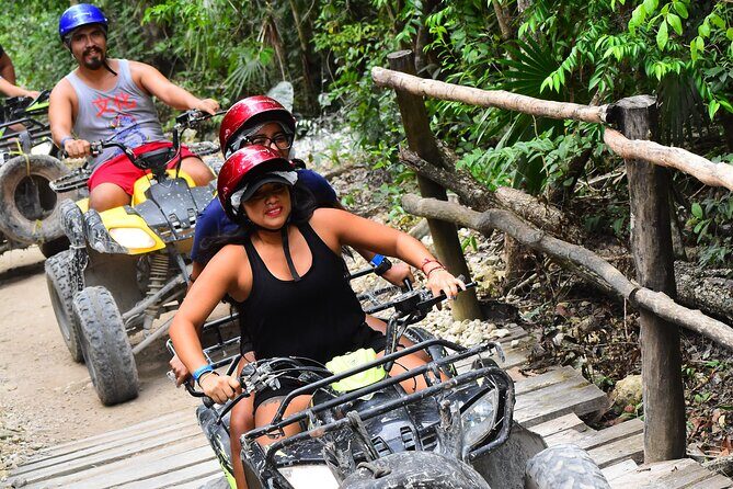 Combo 3 in 1 ATV (shared) Ziplines & Cenote in Puerto Morelos - FAQ