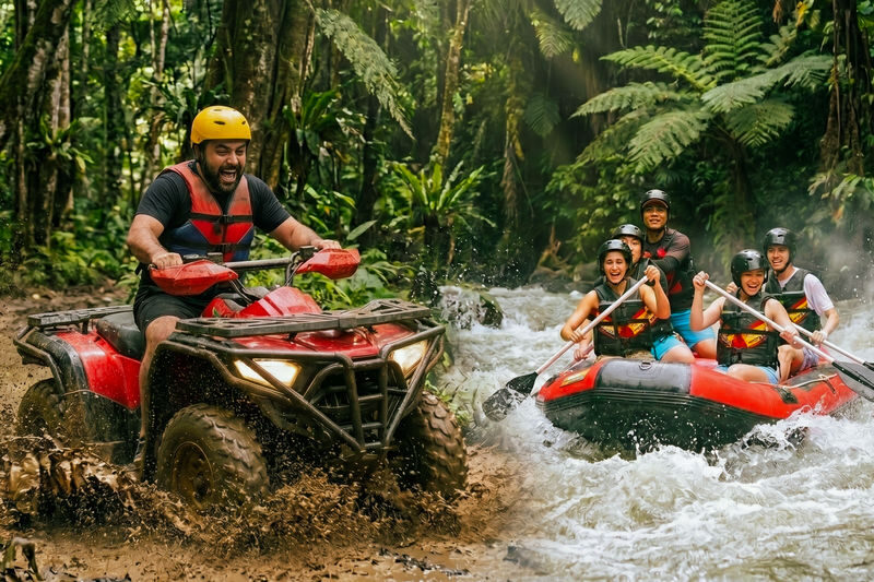 Combo ATV and Ayung River Rafting with Lunch - What to know before you book