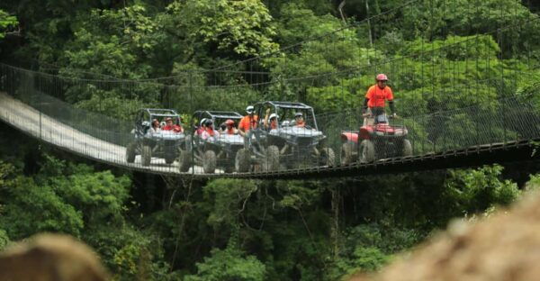 Combo Jorullo Bridge on RZR or ATV + Zipline -Prto Vallarta - RZR and ATV Options