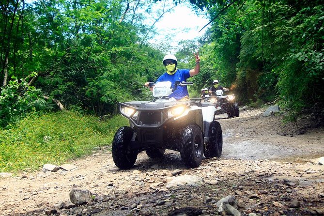 Combo - Jungle ATV Tour (Ride Tandem on ATV) Jungle Hike Tour for Two - Transportation and Meeting Point