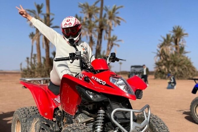 Combo Quad & Camel in the Jebilat Desert - Tour Inclusions: Helmets, Goggles, Guide, Quad Bike, Camel Ride