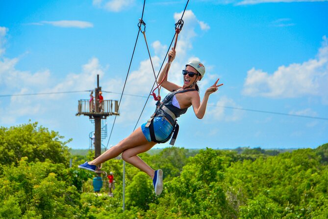 COMBO: Zip Line, Cenote Blue Lagoon, Jungle River &Waterfall Pool - The Sum Up