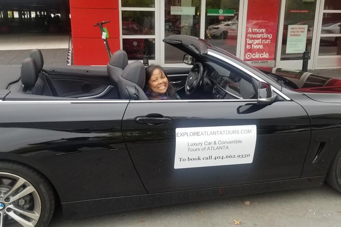 Convertible Car Tour of Atlanta - End Point and Cancellation Policy