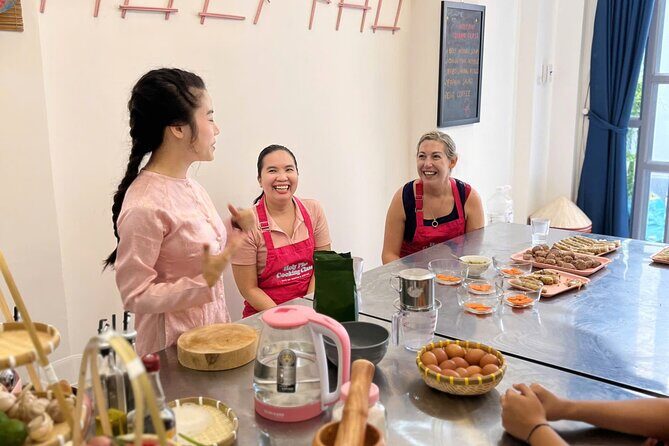 Cook 4 Local Vietnamese Dishes In Pink-themed Class & Market Tour - The Setting: A Bright, Instagrammable Venue in District 1