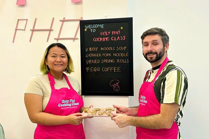 Cook 4 Local Vietnamese Dishes In Pink-themed Class & Market Tour - The Food: From Kitchen to Table