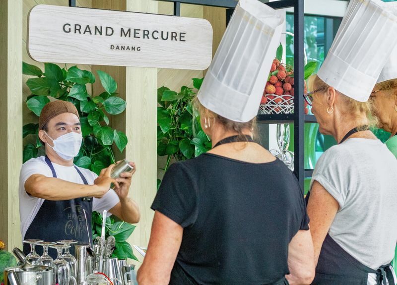 Cooking Class in Grand Mercure Da Nang - Cooking Vietnamese food in a hotel kitchen