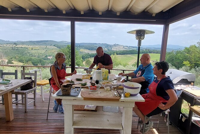 Cooking Lesson on the Terrace of the Chianti Farm With Lunch - Authentic Tuscan Cuisine