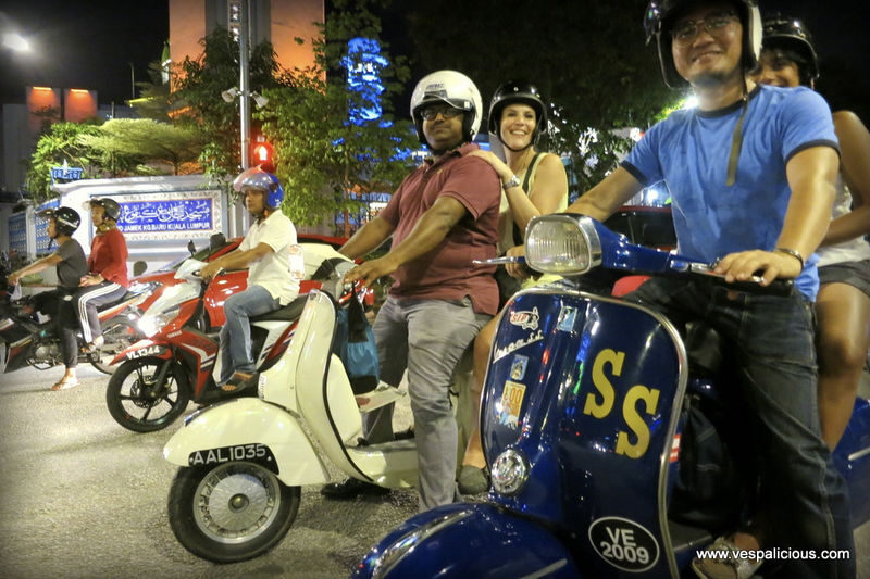 Cooler Lumpur Night Tour by Vespalicious - Ride through Kuala Lumpur after dark