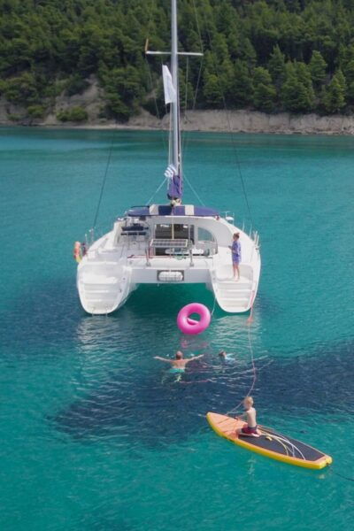Corfu: Half Day Private Cruise on Lagoon Catamaran - The Sum Up