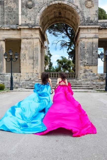 Corfu: Old Town Photoshoot in Flying Dress - Who Would Love This?