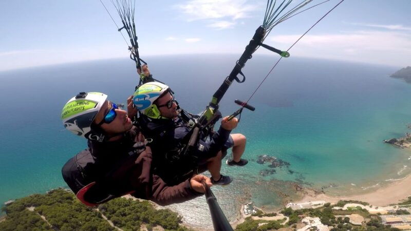 Corfu: Paragliding Tandem Flight Above Pelekas Town - The Itinerary in Detail