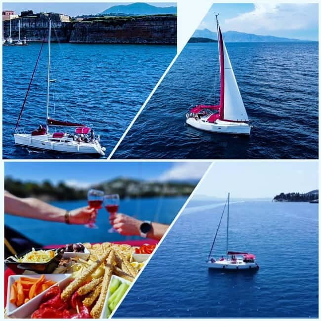 Corfu: Private Sailing Cruise- Swim Stops with Food & Drinks - An Authentic Boat Day on Corfu’s Coast