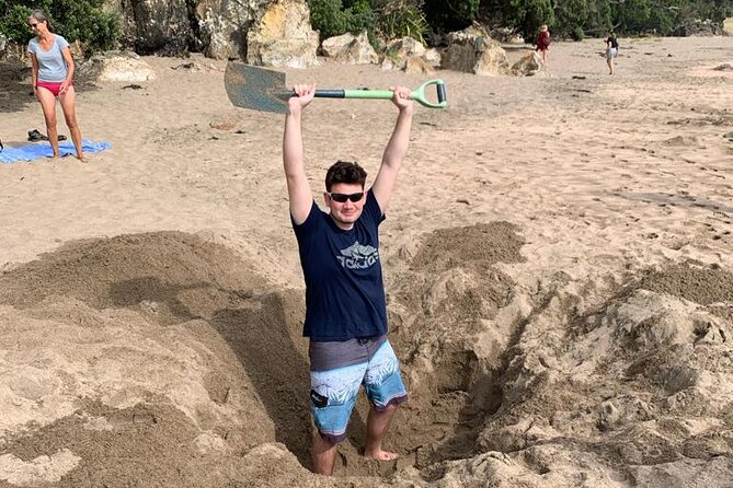 Coromandal Hot Water Beach & Cathedral Cove Day Tour From Auckland - Beach Activities