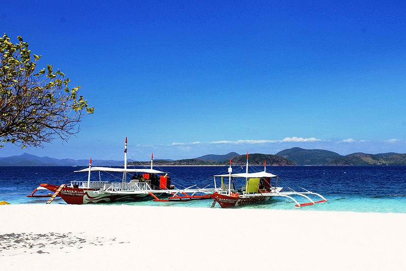 Coron Island Escapade Malcapuya (2 White Sand Island and 1 Sandbar) - Banana or Coco Beach: lunch with a swimming caveat
