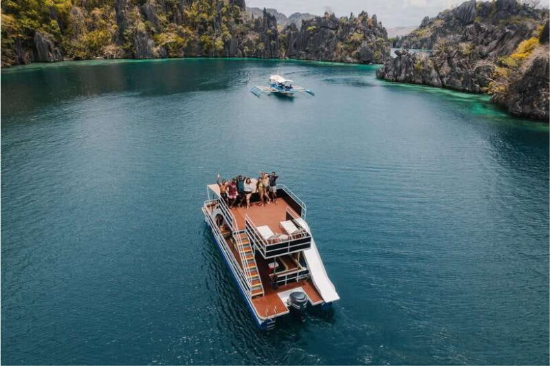 Coron Island Hopping: Private Double Deck Party Boat Slide - Good To Know