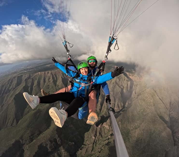 Costa Adeje, Paragliding with pick up service and 5 free photos! - The Sum Up