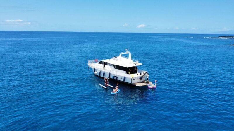 Costa Adeje: Private Yacht Trip With Watersports and Slides - Yacht Features and Amenities