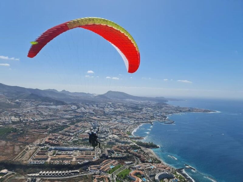 Costa Adeje: Tandem Paragliding Experience With Hotel Pickup - Transportation and Pickup Details
