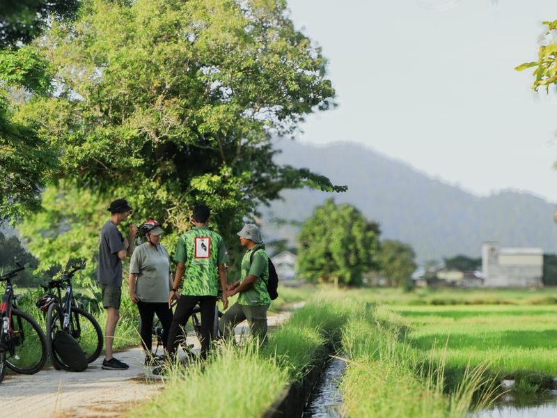 Country Side Biking Tour in Langkawi - The waterfall stop is a welcome reward