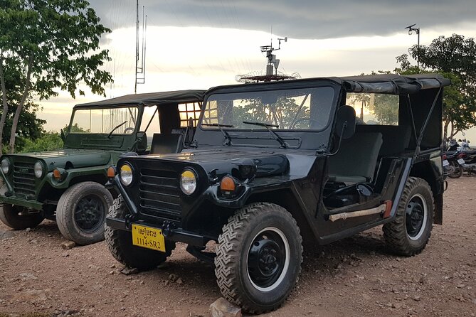 Countryside and Sunset With Military Jeep - Traveler Restrictions