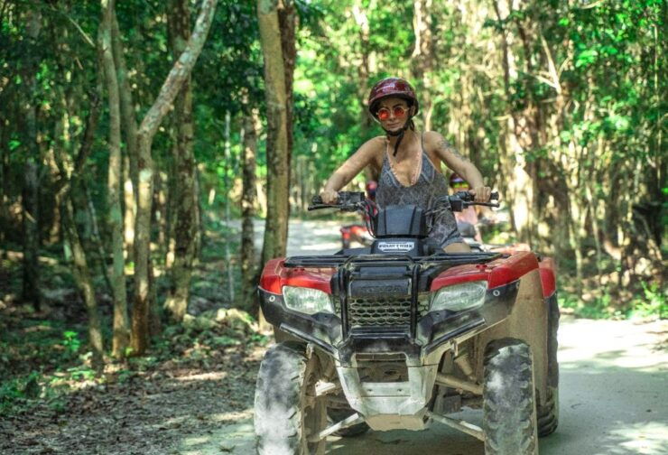 Cozumel: ATV Ride to Jade Cavern, Beach Club Access & Lunch - Activity Highlights