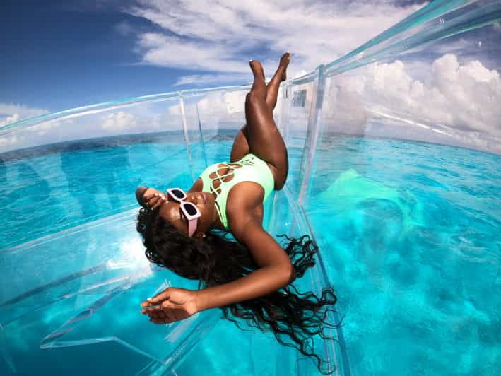 Cozumel: Clear Boat and Mexican Wrestling Lucha Libre Combo - Clear Boat Experience