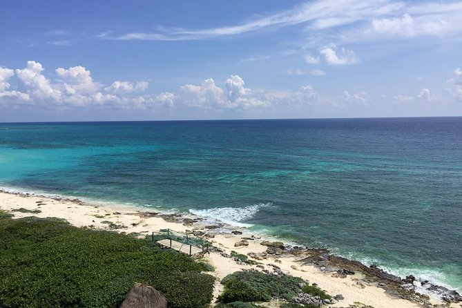 Cozumel Jeep and Snorkel Adventure Tour - Snorkeling in a Protected Bay