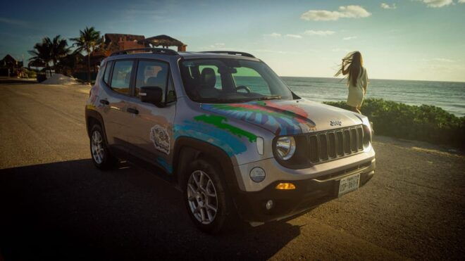 Cozumel: Jeep Renegade Xprnc With Open Bar & Tacos - Tour Logistics