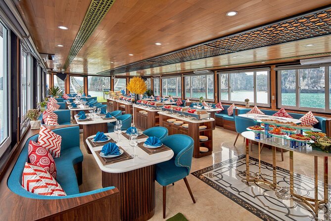 Cozy Bay 5 Star Cruise Luxury Halong Day Trip With Buffet Lunch - Onboard Amenities
