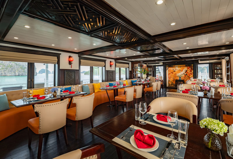 Cozy Bay Grand 2D1N Cruise: Ha Long Bay, Sung Sot, Ti Top - Cabins, meals, and the onboard experience