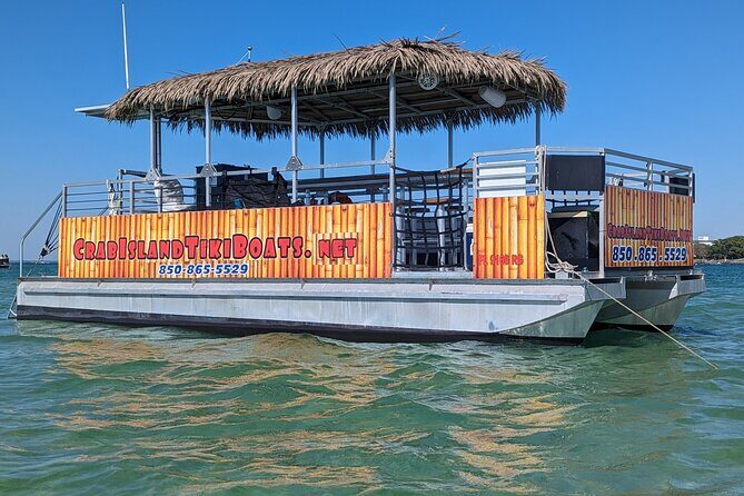 Crab Island Tiki Boat Private 4 Hour Excursion - Good To Know