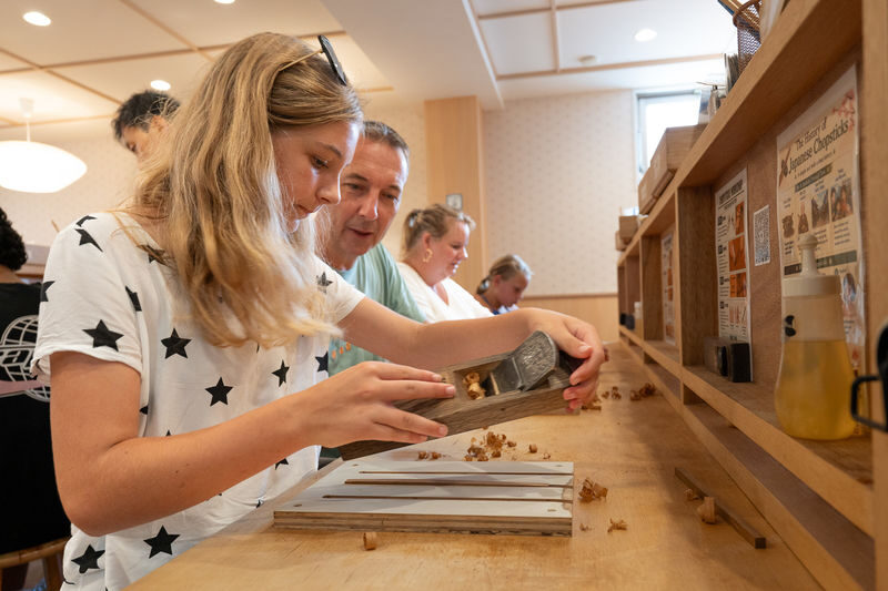 Crafting Your Own Chopsticks in Shinjuku - Sanding, oiling, and making the pair yours
