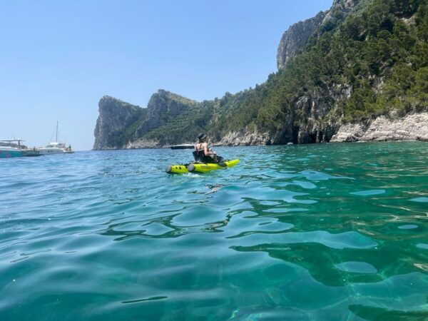 Crapolla Fjord: Electric Motorized Kayak Tour to Nerano - Cruise Through Marina Del Cantone