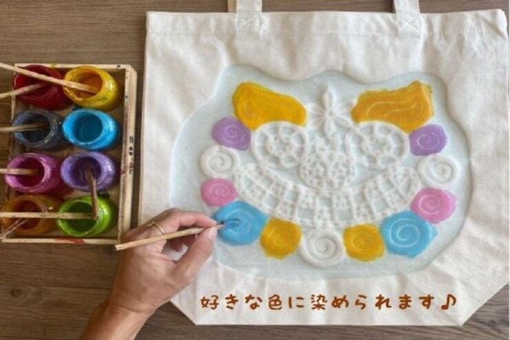 Create a 100% Cotton Bingata-Dyed Tote Bag - Step-by-Step Guide to Bingata Dyeing