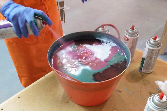 Create Your Own Hydro Dipped Tumbler or Mug in Estes Park - Directions