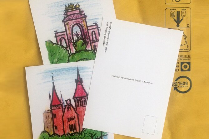 Create Your Own Postcard With Barcelona View - Experience