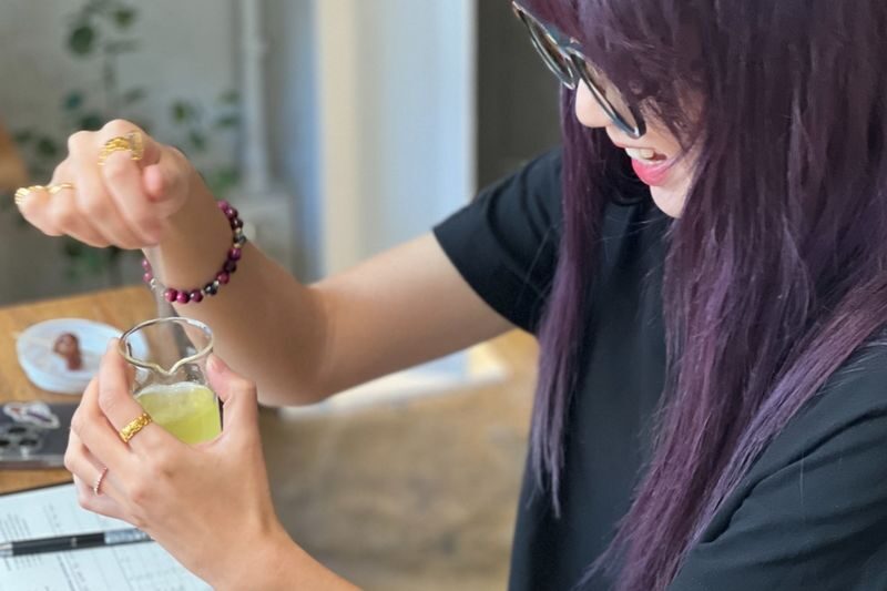 Create Your Own Seoul Scent - Natural Perfume Class - Natural ingredients and a bottle made to protect them